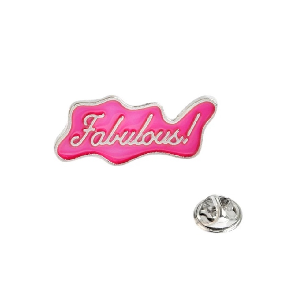 🦄 Girl Power Pink Enamel “Fabulous” Pin